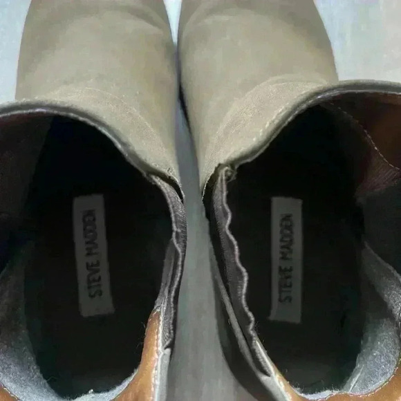 Steve Madden khaki‎ brown booties - Picture 5 of 6
